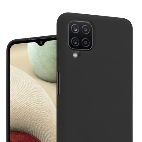 ShieldCase® Shieldcase Silicone case Samsung Galaxy A12 (zwart)