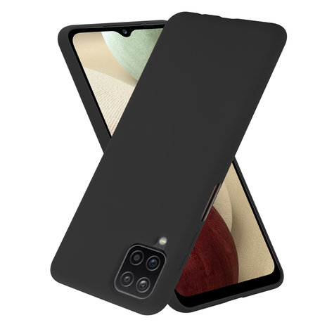 ShieldCase® Shieldcase Silicone case Samsung Galaxy A12 (zwart)