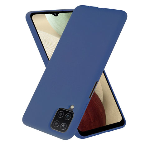 ShieldCase® Shieldcase Silicone case Samsung Galaxy A12 (blauw)