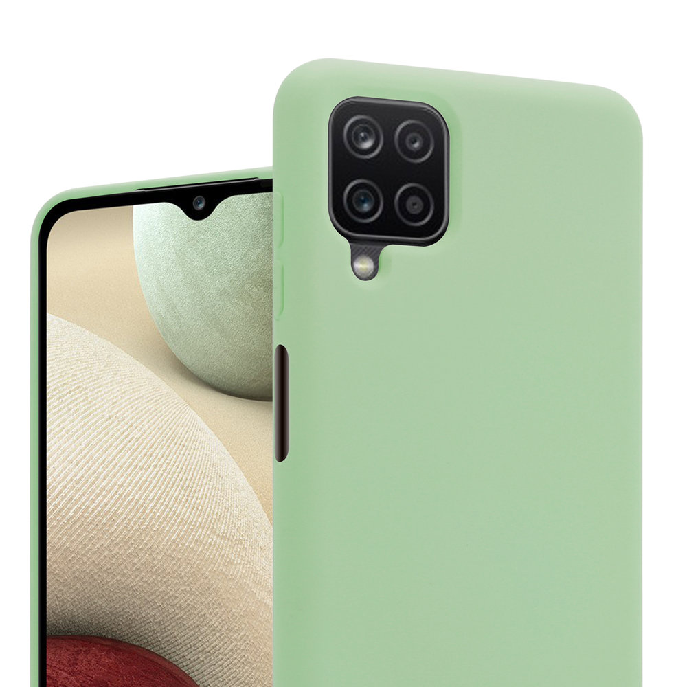 ShieldCase® Shieldcase Silicone case Samsung Galaxy A12 (lichtgroen)