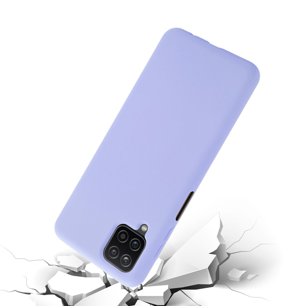 ShieldCase® Shieldcase Silicone case Samsung Galaxy A12 (lichtpaars)