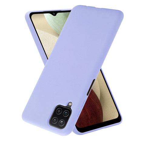 ShieldCase® Shieldcase Silicone case Samsung Galaxy A12 (lichtpaars)