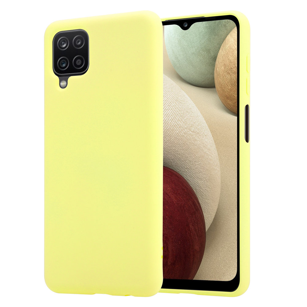 ShieldCase® Shieldcase Silicone case Samsung Galaxy A12 (geel)