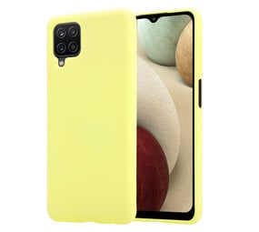 ShieldCase® Silicone case Samsung Galaxy A12 (geel)