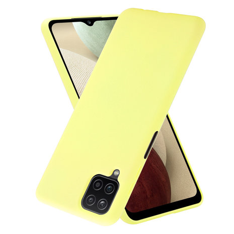 ShieldCase® Shieldcase Silicone case Samsung Galaxy A12 (geel)