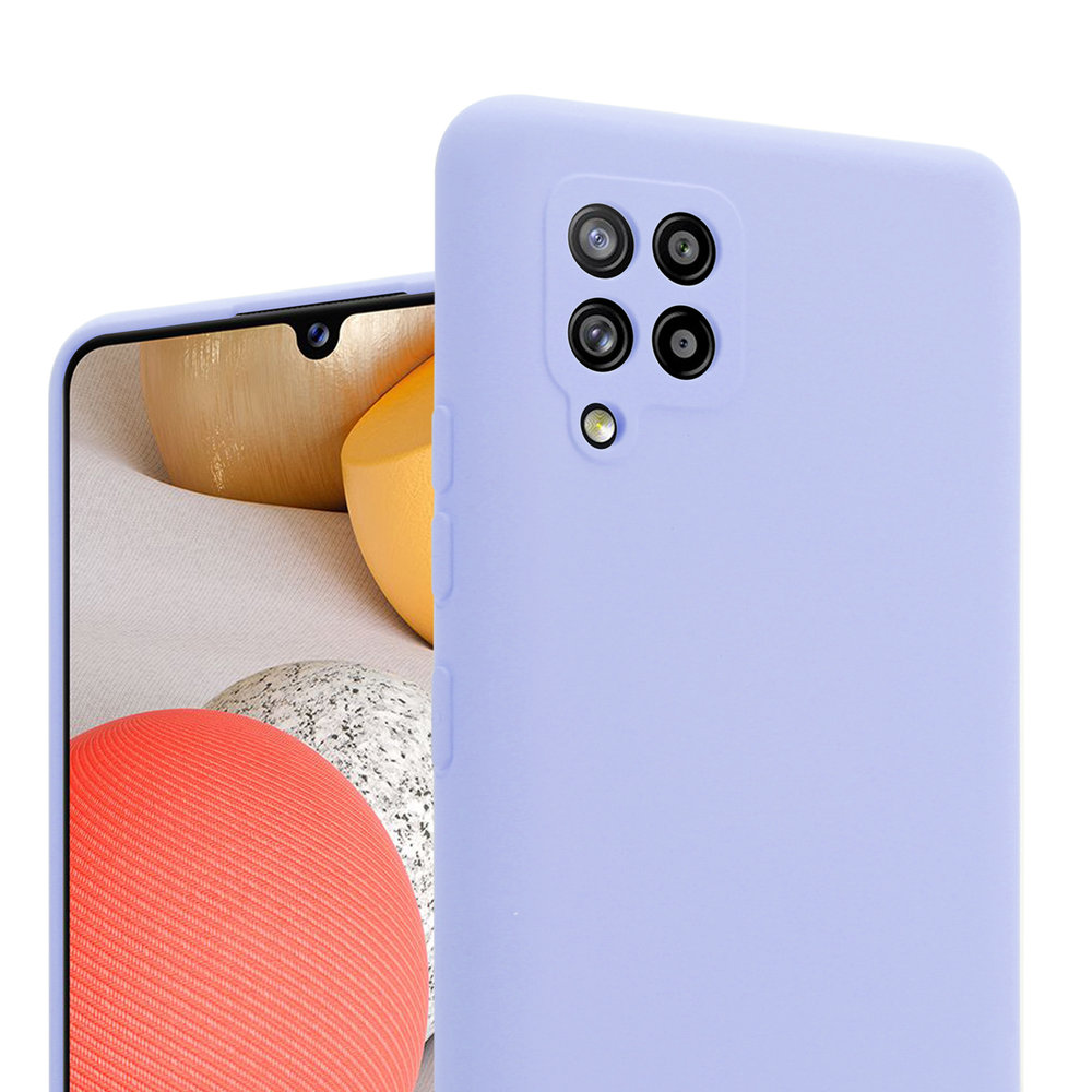 ShieldCase® Shieldcase Silicone case Samsung Galaxy A42 5G (lichtpaars)