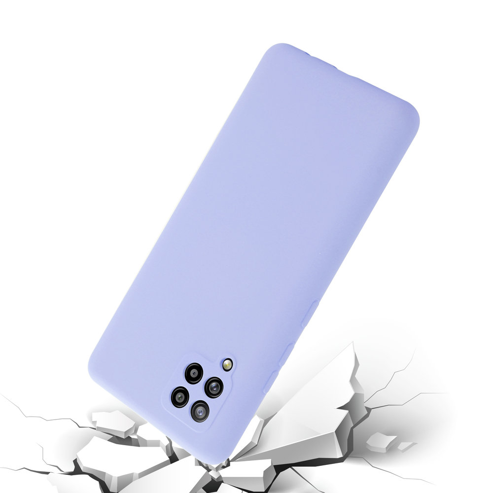 ShieldCase® Shieldcase Silicone case Samsung Galaxy A42 5G (lichtpaars)