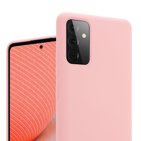 ShieldCase® Shieldcase Silicone case Samsung Galaxy A72 (roze)