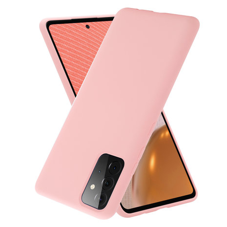 ShieldCase® Shieldcase Silicone case Samsung Galaxy A72 (roze)