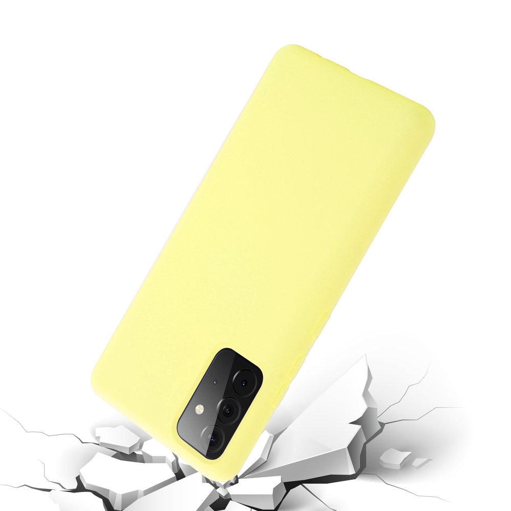 ShieldCase® Shieldcase Silicone case Samsung Galaxy A72 (geel)