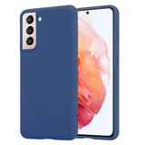 ShieldCase® Samsung Galaxy S21 silicone case (blauw)
