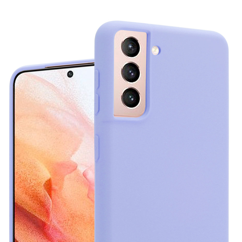 ShieldCase® Shieldcase Samsung Galaxy S21 silicone case (paars)