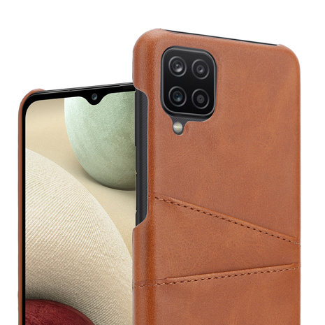 ShieldCase® Shieldcase Vintage case met pashouder Samsung Galaxy A12 (bruin) ShieldCase® Shieldcase Vintage case met pashouder Samsung Galaxy A12 (bruin)