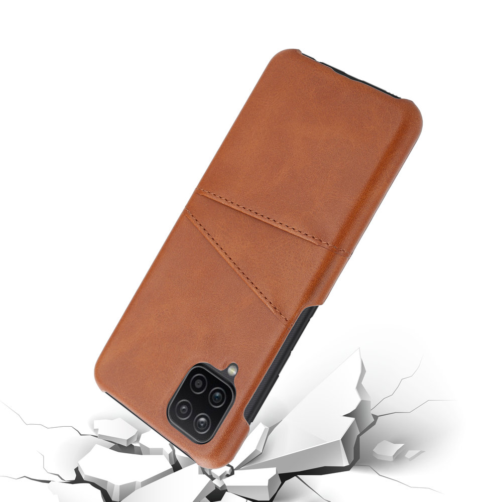 ShieldCase® Shieldcase Vintage case met pashouder Samsung Galaxy A12 (bruin) ShieldCase® Shieldcase Vintage case met pashouder Samsung Galaxy A12 (bruin)