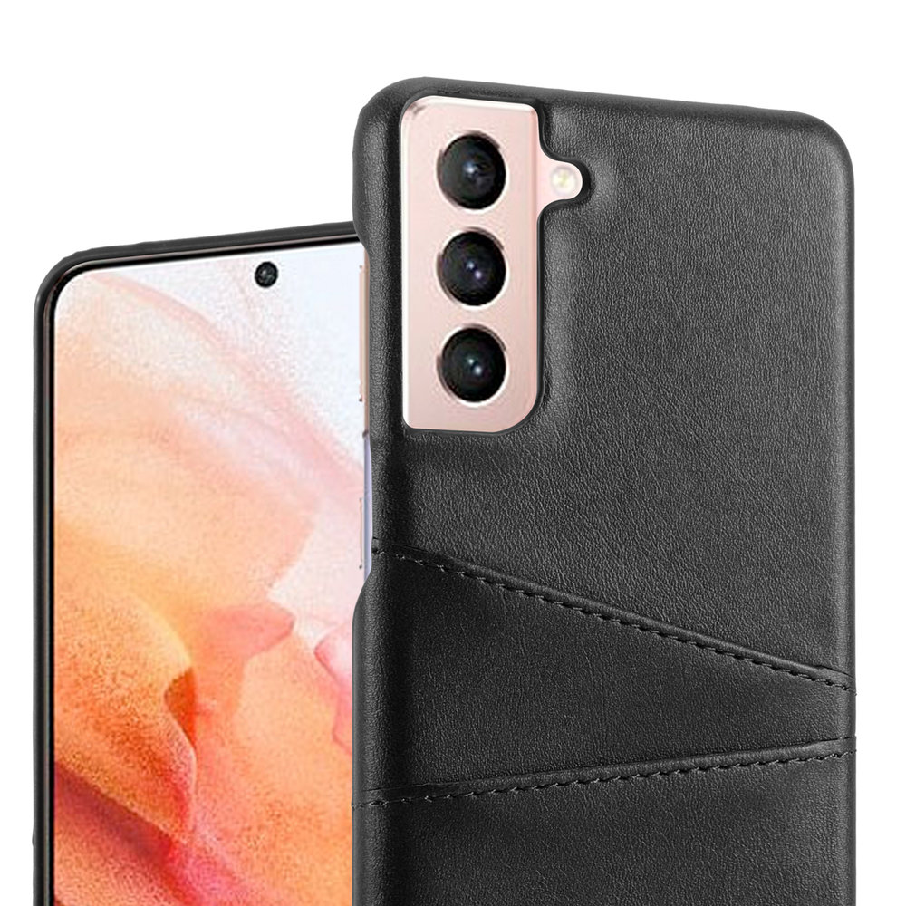 ShieldCase® Shieldcase Vintage case met pashouder Samsung Galaxy S21 (zwart) ShieldCase® Shieldcase Vintage case met pashouder Samsung Galaxy S21 (zwart)