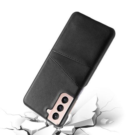 ShieldCase® Shieldcase Vintage case met pashouder Samsung Galaxy S21 (zwart) ShieldCase® Shieldcase Vintage case met pashouder Samsung Galaxy S21 (zwart)