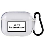 ShieldCase® Quote Airpods Pro Case (transparant) ShieldCase® Quote Airpods Pro Case (transparant)