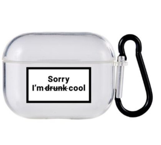 ShieldCase® Shieldcase Quote Airpods Pro Case (transparant) ShieldCase® Shieldcase Quote Airpods Pro Case (transparant)