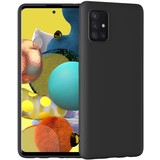 Ceezs Samsung A51 hoesje siliconen case zwart