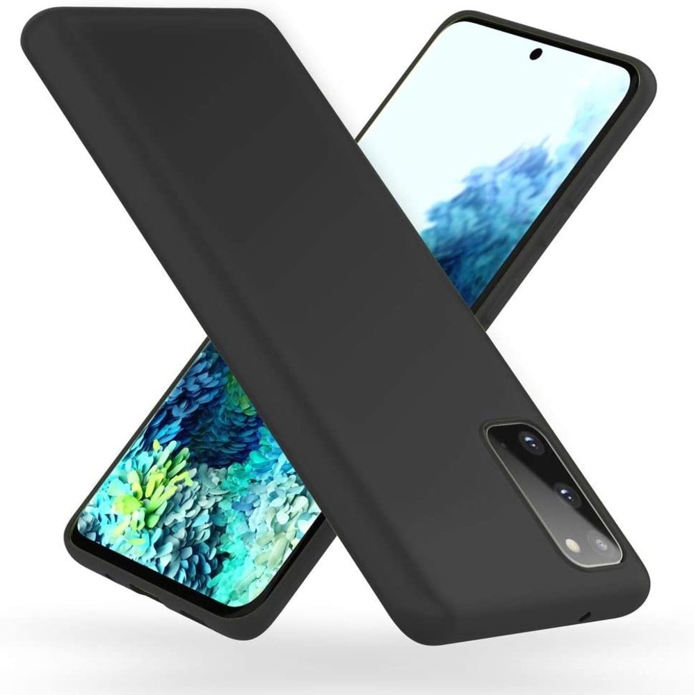 Ceezs Ceezs Samsung S20 hoesje siliconen case zwart