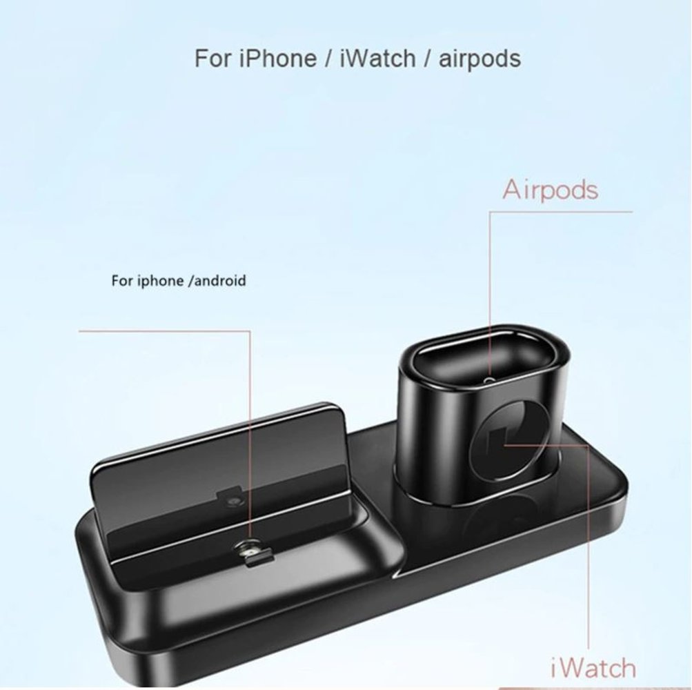 ShieldCase® Oplaad dock Apple 3-in-1 ShieldCase® Oplaad dock Apple 3-in-1