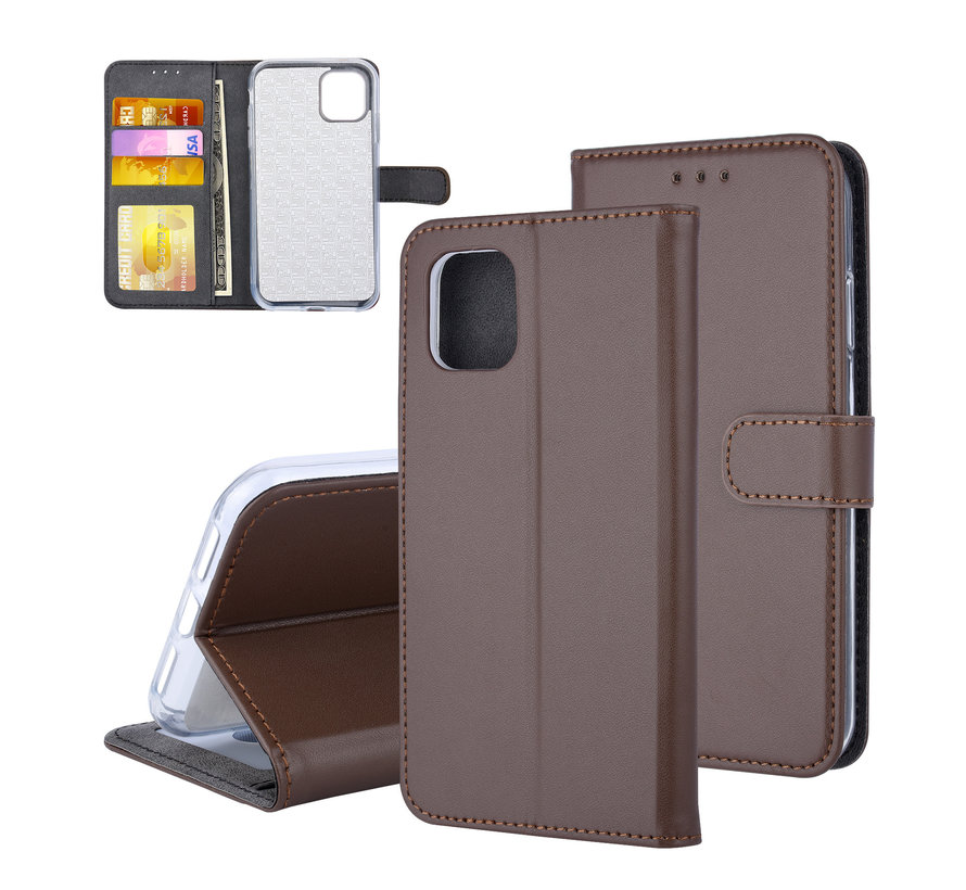 ShieldCase Booktype case iPhone 11 (bruin)