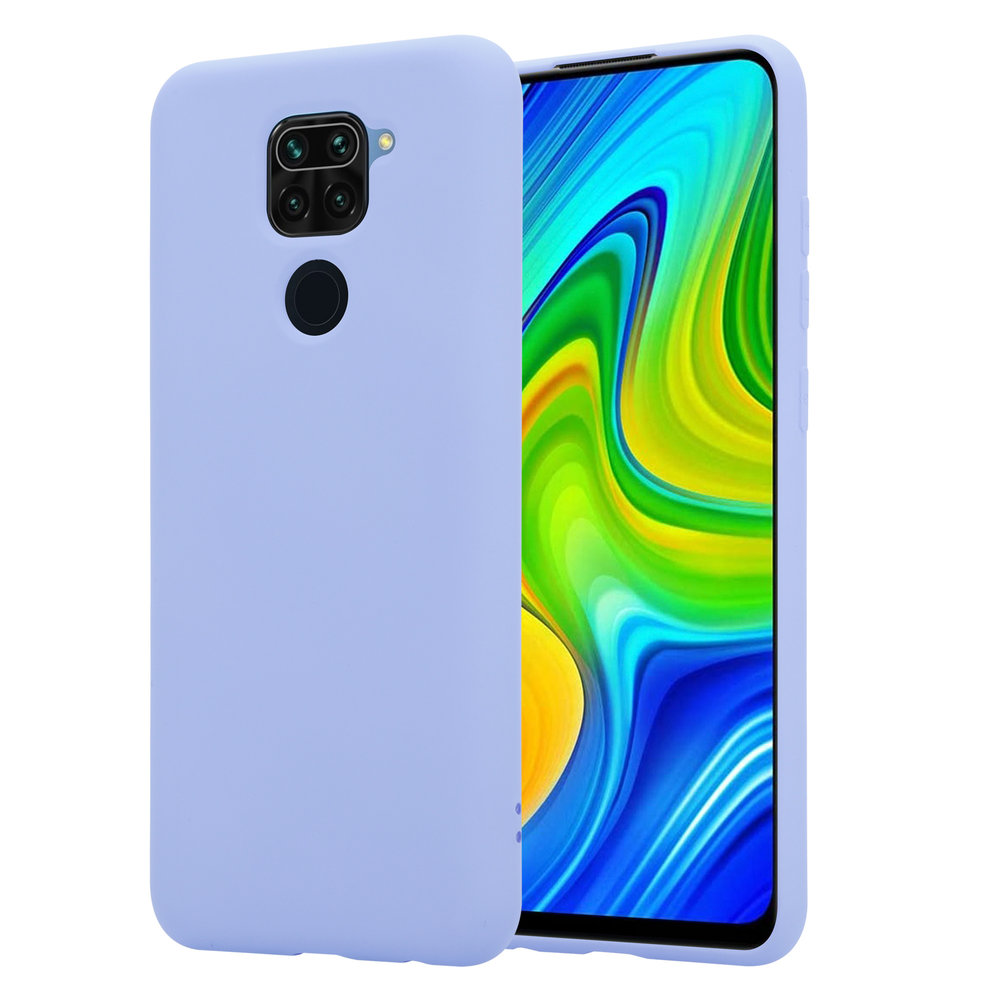 Xiaomi Redmi Note 9 silicone case paars Phone Factory