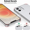 Ceezs Ceezs iPhone 12 Mini hoesje schokbestendig / shockproof TPU case transparant + glazen Screenprotector Ceezs Ceezs iPhone 12 Mini hoesje schokbestendig / shockproof TPU case transparant + glazen Screenprotector