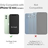 Ceezs Ceezs iPhone 12 Mini hoesje schokbestendig / shockproof TPU case transparant + glazen Screenprotector Ceezs Ceezs iPhone 12 Mini hoesje schokbestendig / shockproof TPU case transparant + glazen Screenprotector