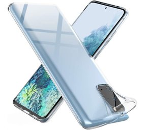 Ceezs Samsung S20 Ultra Hoesje Transparant Doorzichtige Case + glazen Screenprotector Ceezs Samsung S20 Ultra Hoesje Transparant Doorzichtige Case + glazen Screenprotector