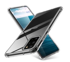 Ceezs Samsung S20 Ultra Hoesje Shockproof TPU Case Transparant + glazen Screenprotector Ceezs Samsung S20 Ultra Hoesje Shockproof TPU Case Transparant + glazen Screenprotector