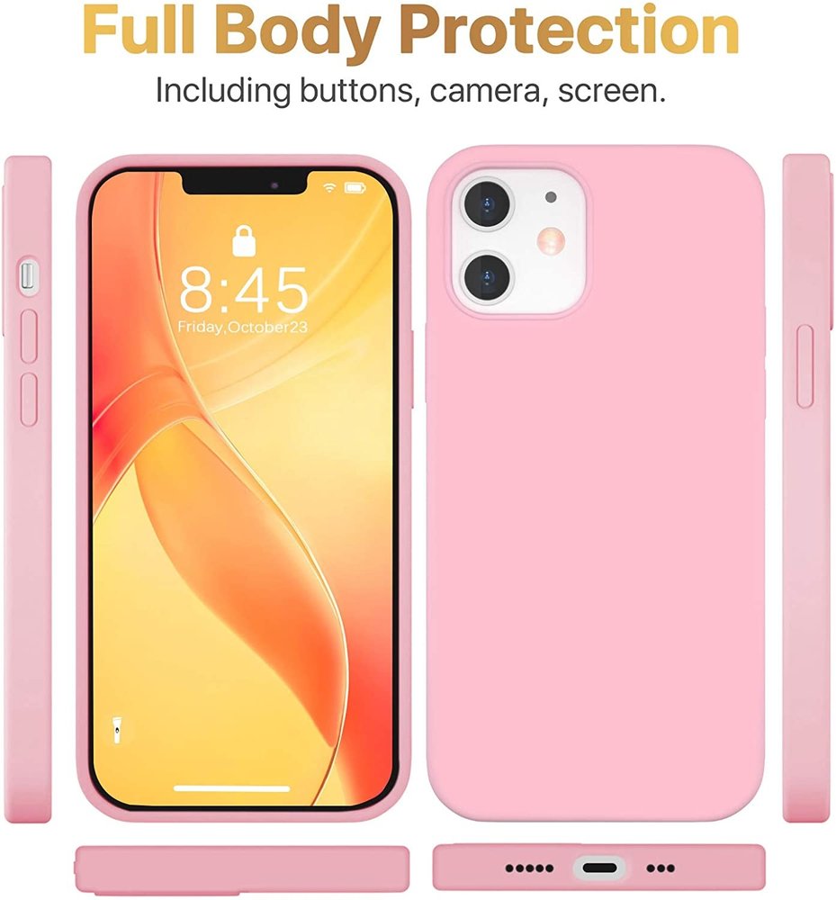 ShieldCase® ShieldCase Silicone case iPhone 12 Mini - 5.4 inch (roze)