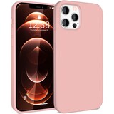 ShieldCase® Silicone case iPhone 12 Pro - 6.1 inch (roze)