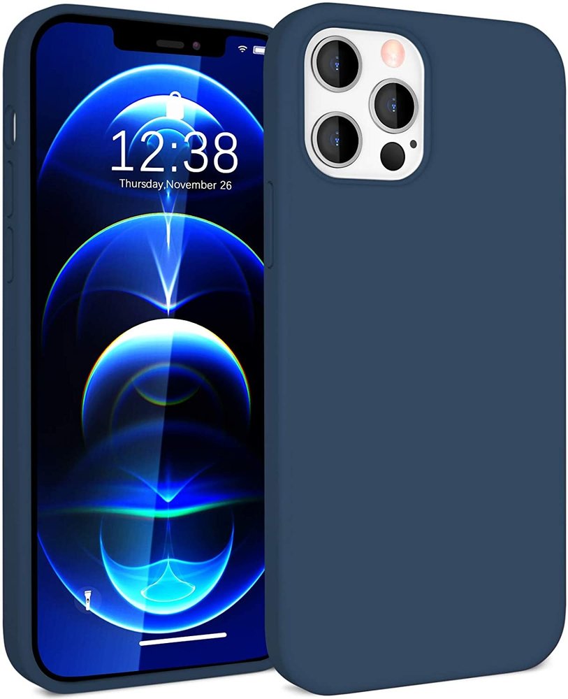 ShieldCase® ShieldCase Silicone case iPhone 12 Pro - 6.1 inch (blauw)