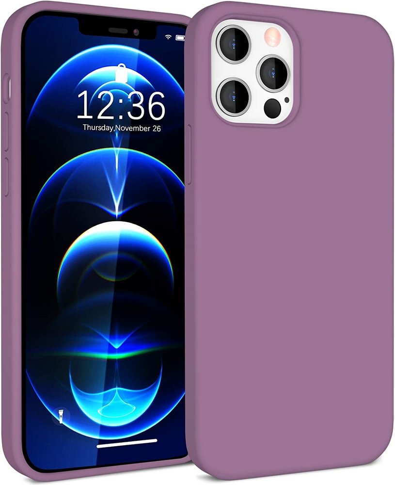 ShieldCase® ShieldCase Silicone case iPhone 12 Pro Max - 6.7 inch (donkerpaars)