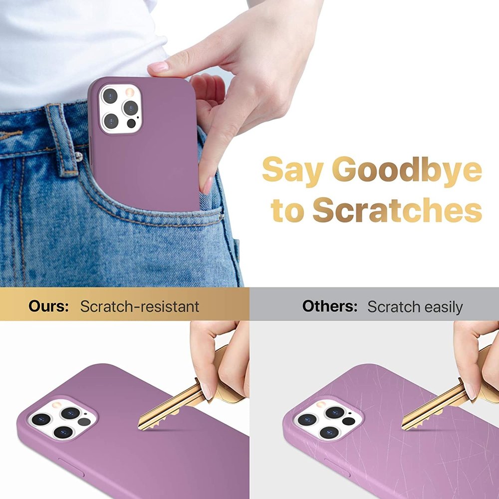 ShieldCase® ShieldCase Silicone case iPhone 12 Pro Max - 6.7 inch (donkerpaars)