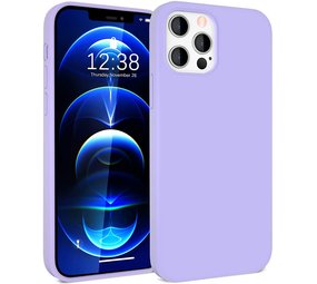 ShieldCase® Silicone case iPhone 12 Pro Max - 6.7 inch (lichtpaars)