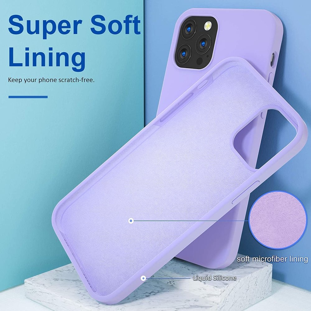 ShieldCase® ShieldCase Silicone case iPhone 12 Pro Max - 6.7 inch (lichtpaars)