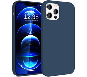 ShieldCase® Silicone case iPhone 12 Pro Max - 6.7 inch (blauw)