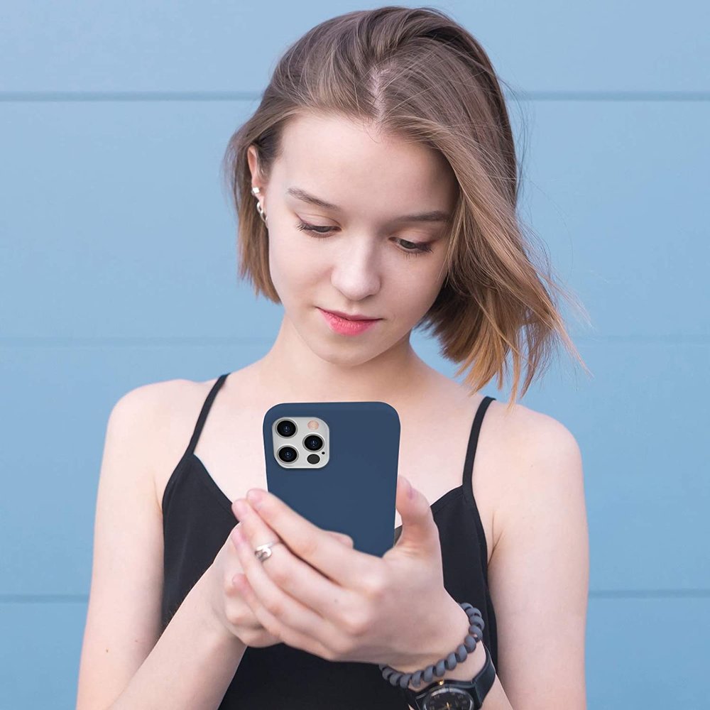 ShieldCase® ShieldCase Silicone case iPhone 12 Pro Max - 6.7 inch (blauw)