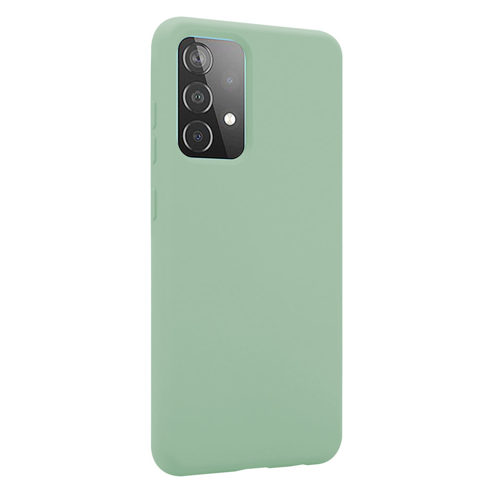 ShieldCase® Shieldcase Samsung Galaxy A52 siliconen hoesje (lichtgroen)