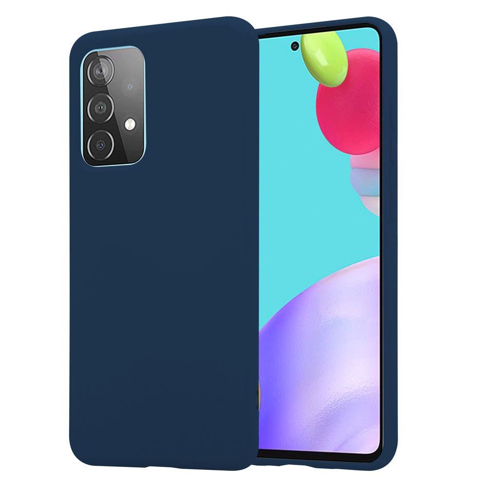 ShieldCase® Shieldcase Samsung Galaxy A52 siliconen hoesje (blauw)