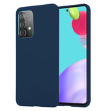 ShieldCase® Samsung Galaxy A52 siliconen hoesje (blauw)