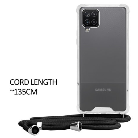 ShieldCase® ShieldCase Samsung Galaxy A12 shock hoesje met koord ShieldCase® ShieldCase Samsung Galaxy A12 shock hoesje met koord