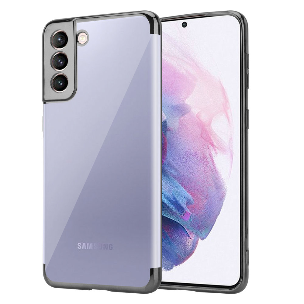 ShieldCase® Shieldcase Samsung Galaxy S21 Plus Metallic bumper case (zwart) ShieldCase® Shieldcase Samsung Galaxy S21 Plus Metallic bumper case (zwart)