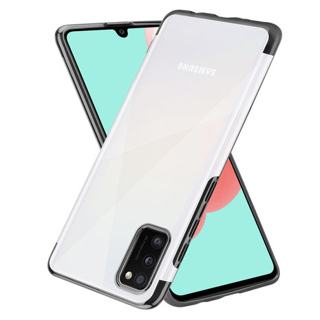 ShieldCase® Shieldcase Samsung Galaxy A41 Metallic bumper case (zwart) ShieldCase® Shieldcase Samsung Galaxy A41 Metallic bumper case (zwart)