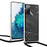 ShieldCase® Black Marmble Dream Samsung S20 FE hoesje met koord (zwart) ShieldCase® Black Marmble Dream Samsung S20 FE hoesje met koord (zwart)
