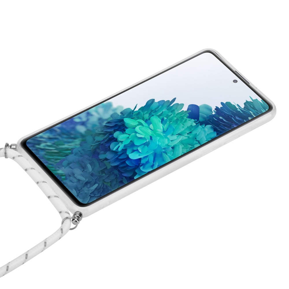ShieldCase® ShieldCase White Marmble Dream Samsung S20 FE hoesje met koord (wit) ShieldCase® ShieldCase White Marmble Dream Samsung S20 FE hoesje met koord (wit)
