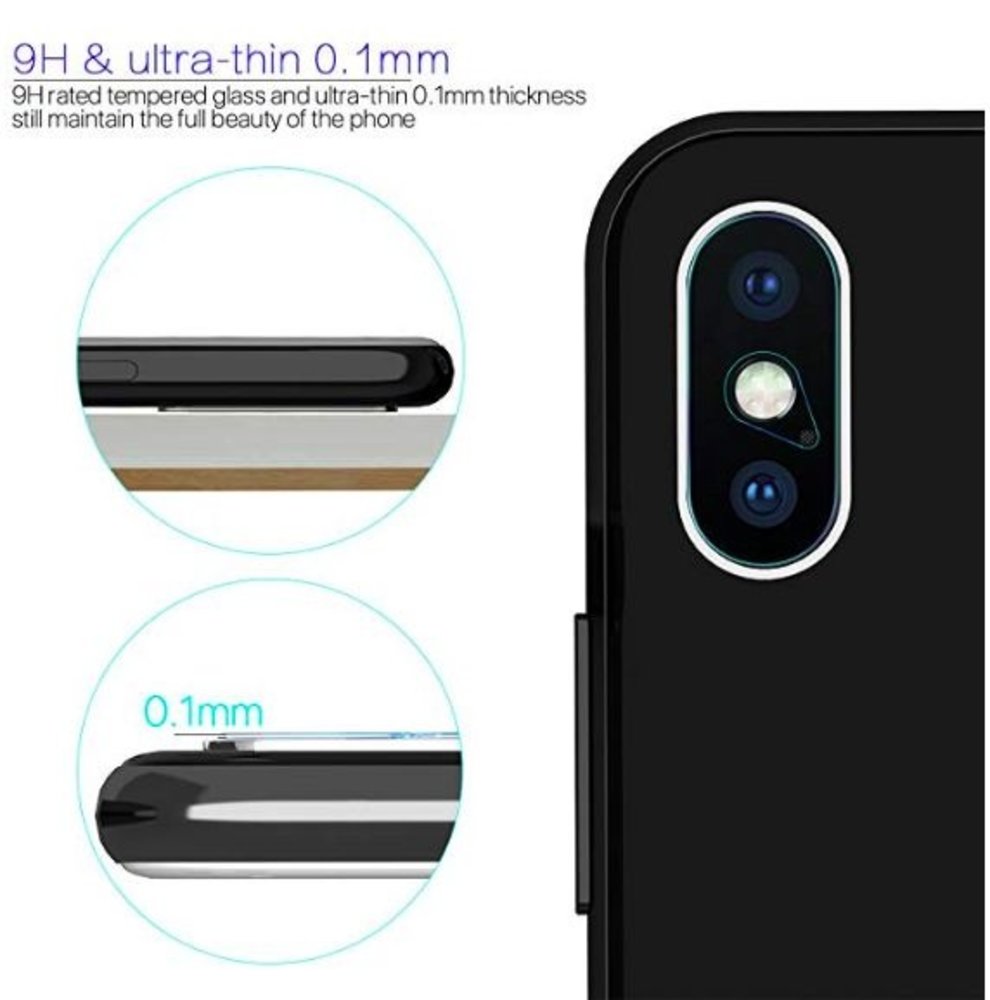ShieldCase® ShieldCase iPhone X / Xs camera lens protector (tempered glass) - Copy ShieldCase® ShieldCase iPhone X / Xs camera lens protector (tempered glass) - Copy