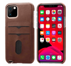 ShieldCase® ShieldCase Vintage case met pashouder iPhone 12 Mini - 5.4 inch (bruin)